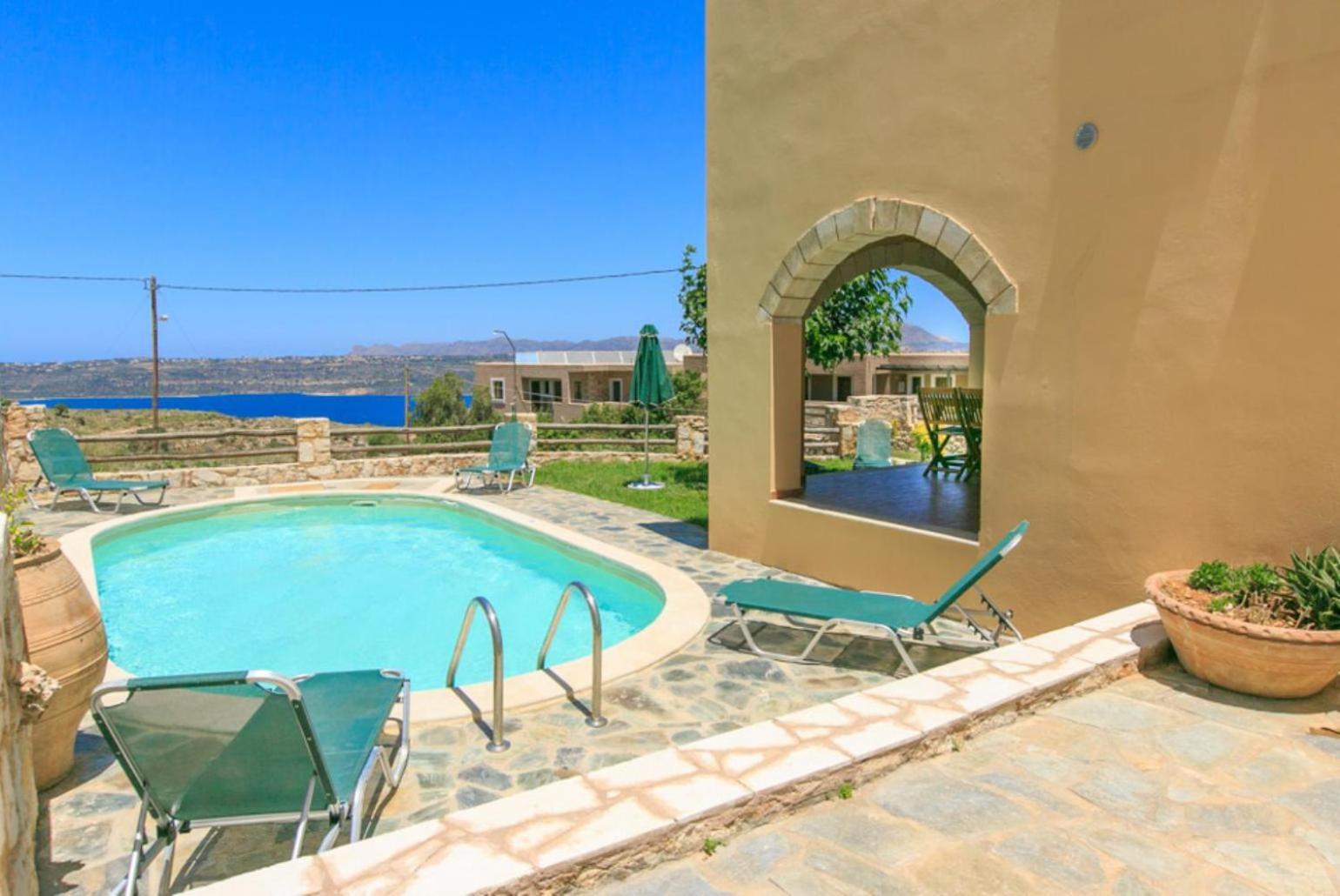 Villa Neria Aptera Buitenkant foto