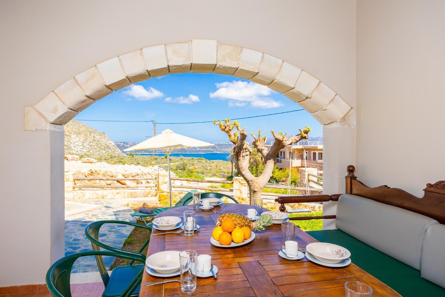 Villa Neria Aptera Buitenkant foto