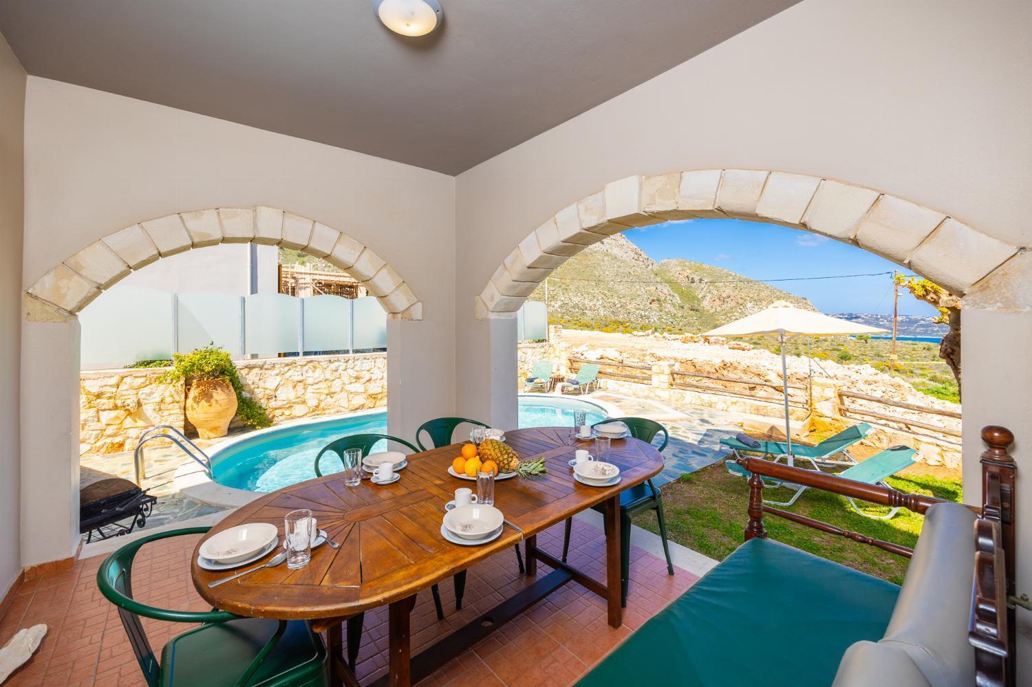 Villa Neria Aptera Buitenkant foto